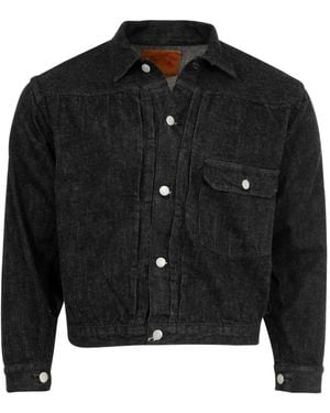 Fullcount Geknöpfte Jeansjacke - Schwarz