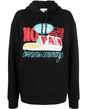 Opening Ceremony Graphic-Print Hoodie - Black