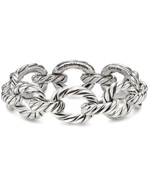 David Yurman Sterling Oval-Link Bracelet - Metallic
