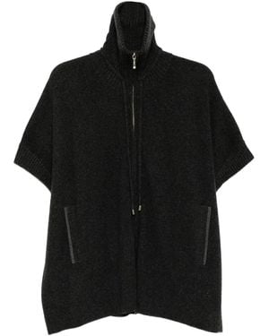 N.Peal Cashmere Milano Cardigan - Black