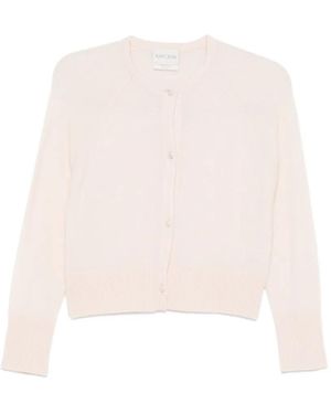 forte_forte Buttoned Cardigan - White
