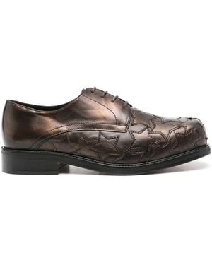 STEFAN COOKE Derby-Schuhe Mit Eckiger Kappe - Braun