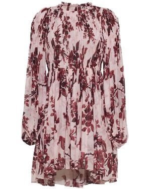 Cara Cara Weston Ruffled Mini Dress - Red