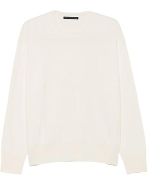 Low Brand Crew-Neck Jumper - White