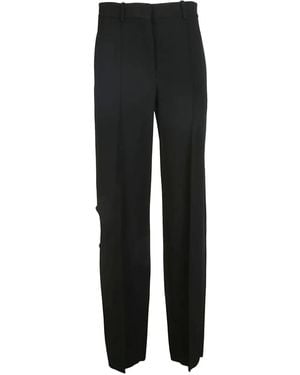 Victoria Beckham Cut-Out Trousers - Black
