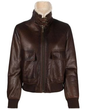 Ralph Lauren Leren Jack - Bruin