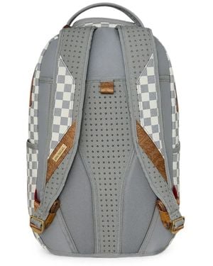 Sprayground Ritz Riviera Rucksack Mit Geprägtem Karomuster - Grau