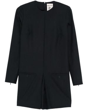 Semicouture Tailored Playsuit - Black