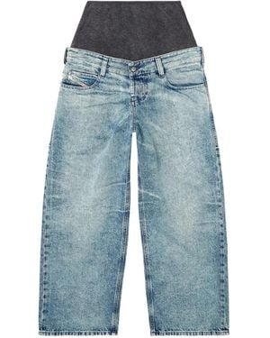 DIESEL D-Eni 09N97 Acid-Wash Jeans - Blue