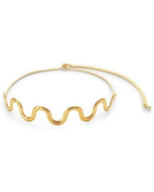Hzmer Jewelry Polished Choker - Metallic