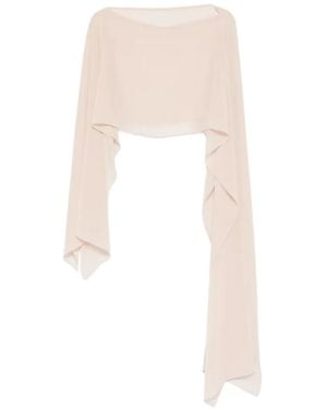 Gianluca Capannolo Draped Scarf - White