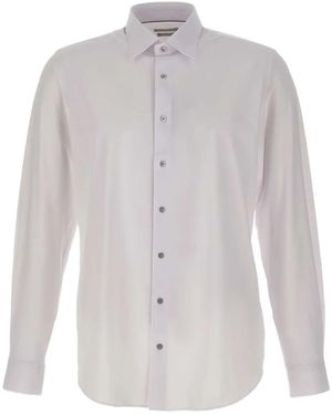 Michael Kors Camisa Performance Con Logo Bordado - Blanco