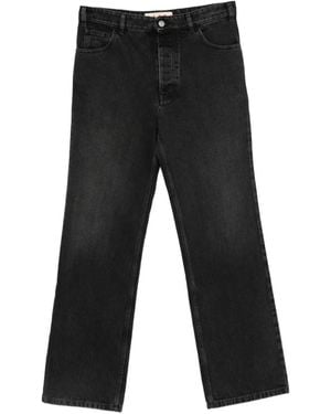 Marni Belt-Loop Patch-Pocket Jeans - Black