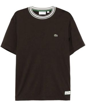 Lacoste ロゴ Tシャツ - ブラック