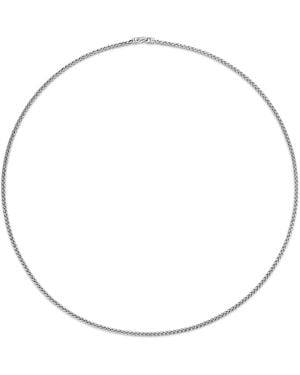 David Yurman Sterling Wheat Chain Necklace (2.5Mm) - White
