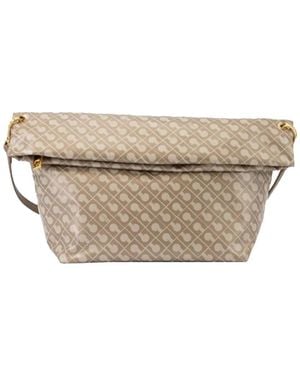 Gherardini Printed Cross Body Bag - Natural