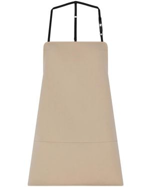 Courreges Backless Twill Minidress - Natural