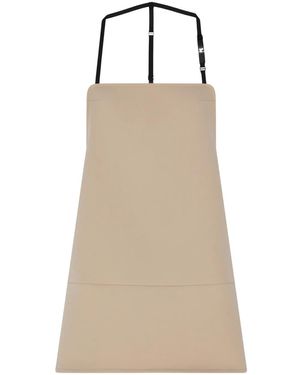 Courreges Backless Twill Minidress - Natural