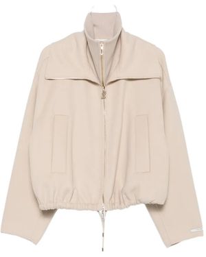 Sportmax Emiro Jacke Mit Saum - Natur