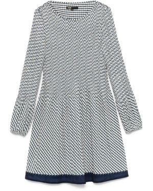 Maje Printed Mini Dress - Gray