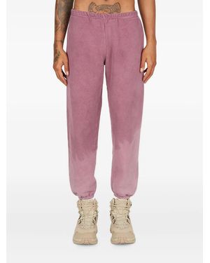 NOTSONORMAL Faded Cotton Track Trousers - Pink