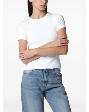 Flore Flore T-Shirt Mit Auto-Print - Weiß
