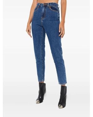 One Teaspoon High-Waist Five-Pocket Jeans - Blue