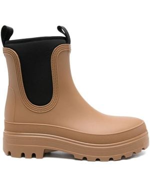 Sofie D'Hoore Elastic-Panel Pull-On Boots - Brown