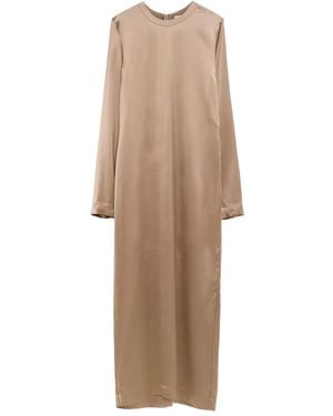 TOTEME Long-Sleeved Maxi Dress - Natural