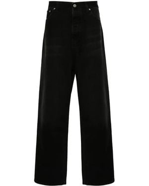 VTMNTS Jeans A Gamba Ampia - Nero