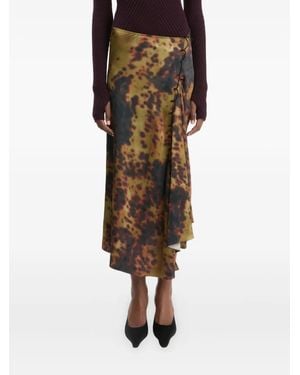 Victoria Beckham Rock mit Rouleau-Print - Natur