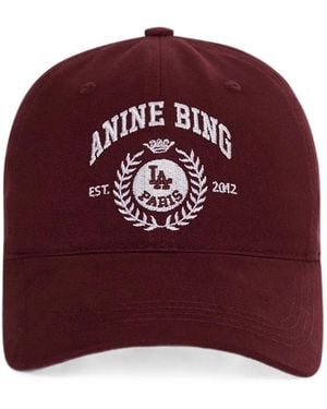 Anine Bing Jeremy Baseball Collegiate Cap - Red