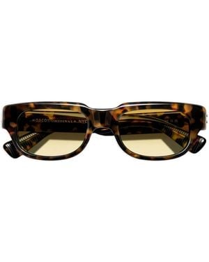 Moscot Occhiali Da Sole Shtup Rettangolari - Marrone