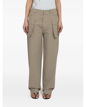 GIMAGUAS Giaco Straight-Leg Cargo Pants - Natural