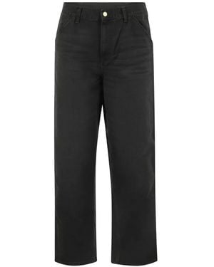 Carhartt Single Knee Cotton Straight-Leg Pants - Black