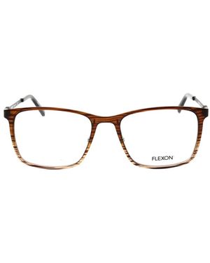 Flexon Rectangle-Frame Glasses - Multicolor