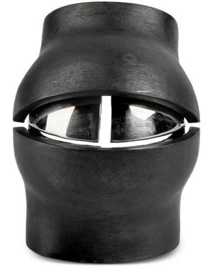 Parts Of 4 X Fangophilia Bague Joint Bands En Argent Sterling - Noir