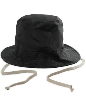 Rick Owens Chapeau À Détail Noué - Noir