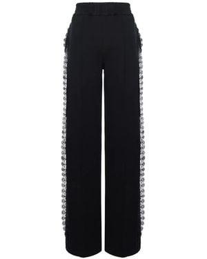 Hamza Straight-Leg Trousers - Black