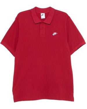 Nike Logo Polo Shirt - Red