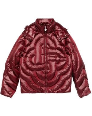 CASABLANCA Quilted Puffer Jacket - Red