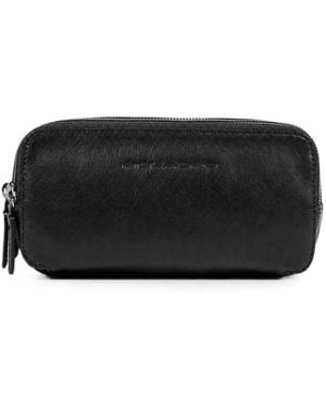 Piquadro Clutch Mit Reißverschluss - Schwarz