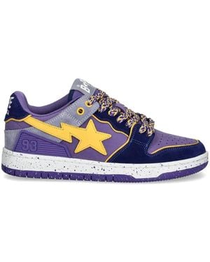 A Bathing Ape Sk8 Sta Trainers - Blue