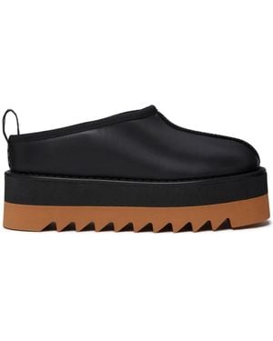 Stella McCartney Mules Sneak-Elyse Con Plataforma - Negro