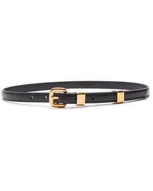 Altuzarra Buckled Leather Belt - White