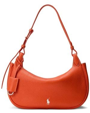 Polo Ralph Lauren Polo Play Leather Shoulder Bag - Red