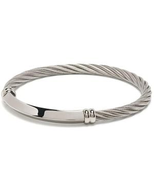 Charriol Better Half Logo-Engraved Bracelet - White