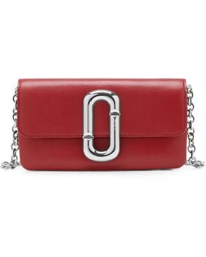 Marc Jacobs Scene Wallet On Chain - Rosso