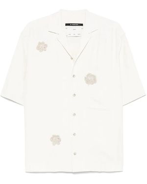 Song For The Mute Camicia Con Applicazione Daisy - Bianco