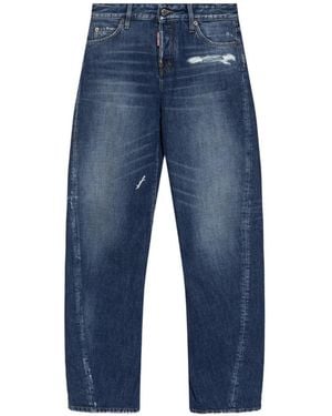 DSquared² Distressed Pants - Blue
